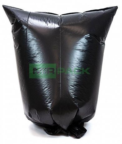 Мешки для строительного мусора 120 л, 70 мкм, ПВД, в рулоне 10 штук, черные, 2 слоя, 70x110 см, плотные, Стройка - Вид 4